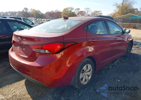 2016 Hyundai Elantra Se из США, поврежденный, VIN 5NPDH4AE0GH788786